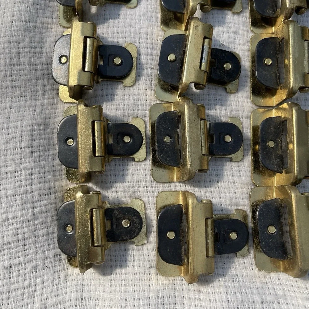 Vintage Style Amerock Double Demountable Cabinet Hinge 3/8